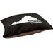 East Urban Home Norfolk Virginia Indoor Dog Pillow Metal in Black | 7 H x 50 W x 40 D in | Wayfair 2D6DCC84CFAD4A85B8FEBFB6E61D648D