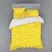 East Urban Home Duvet Cover Set Microfiber in Yellow | Queen Duvet Cover + 3 Additional Pieces | Wayfair 6C0E8D97A5FA47659520E1AE69CE65F5