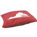 East Urban Home Sweet Norfolk Indoor Dog Pillow Metal in Red | 6.5 H x 40 W x 30 D in | Wayfair 43677C1611D54A56A0C0ABABEA44FD3E