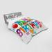 East Urban Home Birthday Balloons Burst Fun Graphic Festival Cheerful Mood Greeting Celebration Duvet Cover Set Microfiber | Wayfair