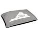 East Urban Home Richmond Virginia Outdoor Dog Pillow Metal in Gray | 7 H x 50 W x 40 D in | Wayfair 4D906551B8FB4038A56C53551C365EFA