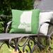 East Urban Home Indoor/Outdoor Throw Pillow Polyester/Polyfill blend in Green | 16 H x 16 W x 3 D in | Wayfair 087964154C9242B2BB61E9CD4B0E0418