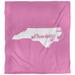 East Urban Home Charlotte North Carolina Duvet Cover Microfiber, Polyester in Pink/Yellow | Queen Duvet Cover | Wayfair