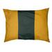 East Urban Home Green Bay Football Stripes Pillow Metal in Green/Yellow | 6.5 H x 40 W x 30 D in | Wayfair 5E5B495C103149D0854905AD0B3C6D87