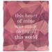 East Urban Home Quotes Faux Gemstone Travel Love Single Reversible Duvet Cover Microfiber in Pink/Yellow | Queen Duvet Cover | Wayfair