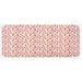 Orange 0.1" x 47" L X 19" W Kitchen Mat - East Urban Home Heart Kitchen Mat 0.1 x 19.0 W in red/whiteSynthetics | 0.1" H X 47" L X 19" W | Wayfair