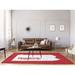 Red 108 x 0.4 in Area Rug - East Urban Home Pittsburgh Pennsylvania Poly Chenille Rug | 108 W x 0.4 D in | Wayfair 22C669A0391E46EFB73255F4170A0A3F