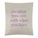 East Urban Home Polyester Handwritten Do What You Can Quote Tapestry Polyester in Gray | 104 H x 88 W in | Wayfair 2E57E0AD50934E16B8A9E3BB2736DC9D