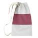 East Urban Home Arizona Football Stripes Laundry Bag Fabric in Pink/Gray | Small (29" H x 18" W) | Wayfair 52D7E90A089145CA8506B22A8237643F