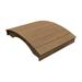 A&L Furniture Plank Garden Bridge, Wood in White | 10 H x 48 W x 36 D in | Wayfair 3004-MUSHROOM