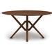 Copeland Furniture Exeter Round Fixed Top Table Wood in Red | 30 H x 60 W x 60 D in | Wayfair 6-EXR-60-43