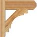 Ekena Millwork Merced Craftsman Outlooker Wood in Brown | 16 H x 6 W in | Wayfair OUT06X16X16MRC04RWR