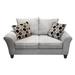 Fleur De Lis Living Driskill 68" Flared Arm Loveseat Polyester in Gray | 39 H x 68 W x 38 D in | Wayfair 07BEB87A5C20466A8C603C76C98E73BA