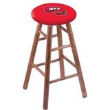 Holland Bar Stool NCAA 24" Bar Stool Wood/Plastic/Acrylic in Yellow | 24 H x 18 W x 18 D in | Wayfair RC24MSMedWestKy