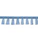 Eastern Accents Castaway Fringe Fabric in Blue | 2.25 W in | Wayfair PFR046
