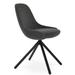 sohoConcept Gazel Metal Side Chair Upholstered/Metal/Fabric in Gray/Yellow | 33 H x 21 W x 22 D in | Wayfair GAZ-STI-GLD-006