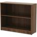Lorell Essentials Series Standard Bookcase Wood in White/Brown | 36 W x 12 D in | Wayfair LLR99780