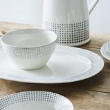 Noritake Hammock Oval Platter, 14" Porcelain China/All Ceramic in Gray | 14 W in | Wayfair 9353-413