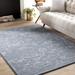 Blue/White 79 x 0.47 in Area Rug - Ophelia & Co. Navya Pale Blue Area Rug Polypropylene | 79 W x 0.47 D in | Wayfair