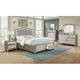Willa Arlo™ Interiors Shanelle Tufted Standard Bed Upholstered/Metal & Upholstered/Metal/Cotton | 64.25 H x 65 W x 88.5 D in | Wayfair