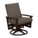 Telescope Casual Wexler Outdoor Rocking Chair w/ Cushions in Black/Brown | 39 H x 29.5 W x 30 D in | Wayfair 5W6K84A01