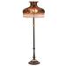 Astoria Grand Enid Fringe 63.5" Floor Lamp Metal in Black/Brown/Orange | 63.5 H x 23 W x 23 D in | Wayfair 1E0933C5A48D47F1B2A3D69D48B0BA9B