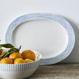 Noritake Hammock Oval Platter, 14" Porcelain China/All Ceramic in Blue | 14 W in | Wayfair 9349-413