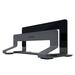 Macally Aluminum Vertical Monitor Stand Metal in Gray | 3.5 H x 7.5 W x 4 D in | Wayfair VCSTAND