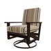 Telescope Casual Wexler Outdoor Rocking Chair w/ Cushions in Black/Brown | 39 H x 29.5 W x 30 D in | Wayfair 5W6K84101