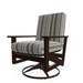 Telescope Casual Wexler Outdoor Rocking Chair w/ Cushions in Black/Brown | 39 H x 29.5 W x 30 D in | Wayfair 5W6K96701