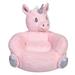 Gemma Violet Godley Children's Plush Unicorn Character Chair in Pink | 21 H x 19 W x 19 D in | Wayfair 6E88CFCCB999482EB6636FD16BDA9C71