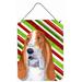The Holiday Aisle® Candy Cane Holiday Christmas Print on Plaque Metal in Green/Red | 16 H x 12 W x 0.02 D in | Wayfair THLA3549 39946723