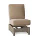 Winston Porter Cherin Patio Chair w/ Cushions Plastic in Brown | 38.5 H x 23.5 W x 34.5 D in | Wayfair 59EAA58F7B7C4AEA9E61813C381A7196