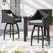 Three Posts™ Northridge 30" Patio Bar Stool Wicker/Rattan in Brown | 48 H x 23 W x 24 D in | Wayfair 20D27C776017441BBE3D66D7B45283D1