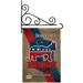 Breeze Decor Every Vote Counts 2-Sided Burlap 19 x 13 in. Garden Flag in Blue/Brown/Red | 18.5 H x 13 W x 1 D in | Wayfair