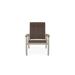 Red Barrel Studio® Hinch Patio Dining Chair Sling in Brown | 39 H x 28.5 W x 30 D in | Wayfair 1481E88577BE489BA1556D190C83B0CA