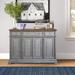 Three Posts™ Courtdale 60" Wide 3 Drawer Sideboard Wood in Gray/Brown | 40 H x 60 W x 18 D in | Wayfair C27A13B661DC44E79C865FCCB1D5B115