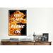 Winston Porter Keep Calm & Flame on Graphic Art on Canvas in Orange | 18 H x 12 W x 1.5 D in | Wayfair 7DA3930488E8480F8D209E9ADAE4456A