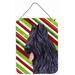 The Holiday Aisle® Candy Cane Holiday Christmas Print on Plaque Metal in Green/Red | 16 H x 12 W x 0.02 D in | Wayfair THLA3549 39946701