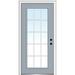 Verona Home Design Prehung Front Entry Door Fiberglass | 80 H x 37.5 W x 4.56 D in | Wayfair ZZ13191L