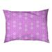Tucker Murphy Pet™ Byrge Lattice Outdoor Dog Pillow Polyester/Fleece in Pink | 9.5 H x 29.5 W in | Wayfair 234A41E06B784842971EE074BA87F506