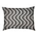 Tucker Murphy Pet™ Campion Pastel Wavy Stripe Outdoor Dog Pillow Polyester in Blue/Black | 17 H x 42 D in | Wayfair