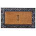 Winston Porter Conteh Prestige Monogram 30 in. x 18 in. Non-Slip Outdoor Door Mat Rubber | Wayfair 64CBE3B1C5E94B21B8E52ACA93852504