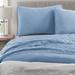 Wayfair Basics® Microfiber Reversible Diamond Quilt Set Polyester/Polyfill/Microfiber in Blue | Full/Queen Quilt + 2 Shams