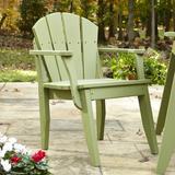 Latitude Run® Boganville Patio Dining Chair Wood in Yellow | 36.75 H x 28.5 W x 23 D in | Wayfair D03D8BF784CB442198D5CF0623CADF66