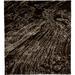 Black/Brown 144 W in Rug - Brayden Studio® One-of-a-Kind Rosana Hand-Knotted Black 12' x 15' Area Rug Viscose/Wool | Wayfair