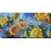 Fleur De Lis Living Layfield Joyful Outdoor Canvas Art All-Weather Canvas | 24 H x 48 W x 1.5 D in | Wayfair 5FFD2589280D4E34B27578FB5A1C7586
