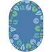 Blue/Green 72 x 0.31 in Indoor Area Rug - Carpets for Kids Printed Tufted Area Rug Nylon | 72 W x 0.31 D in | Wayfair 6515