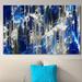 Latitude Run® I Have the Mind of Christ,1 Corinthians 216 - Print on Canvas in Blue | 31.5 H x 51.5 W x 2 D in | Wayfair