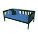 Red Barrel Studio® Sharo Mission Daybed Wood in Green | 33 H x 43 W x 79 D in | Wayfair 7783F51C7B96411ABCE93CF9B7AC5B5A